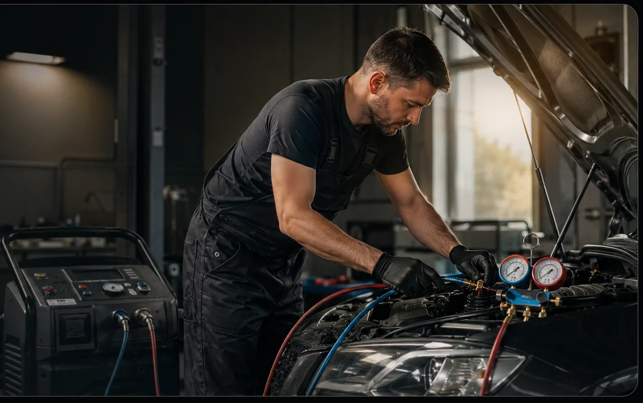 Klimaservice und Klimaanlagen-Wartung in der Werkstatt Automobil-Agent Menden
